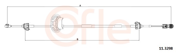 COFLE Váltóbowden 11.3298_COF