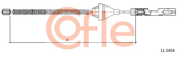 COFLE Kézifék bowden 11.5454_COF