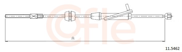 COFLE Kézifék bowden 11.5462_COF