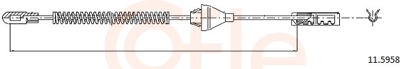 COFLE Kézifék bowden 11.5958_COF