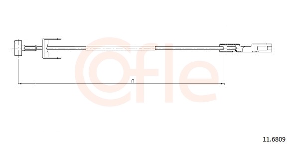 COFLE Kézifék bowden 11.6809_COF