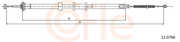 COFLE Kézifék bowden 12.0766_COF