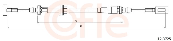 COFLE Kézifék bowden 12.3725_COFLE_COF