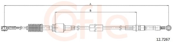 COFLE Váltóbowden 12.7267_COF
