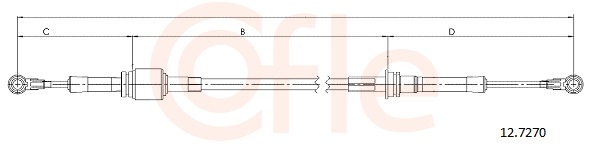 COFLE Váltóbowden 12.7270_COF