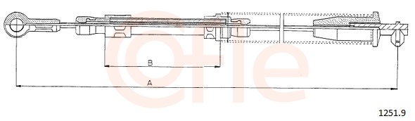 COFLE Kézifék bowden 1251.9_COF