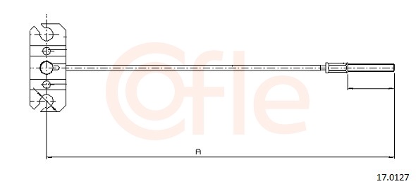 COFLE Kézifék bowden 17.0127_COF