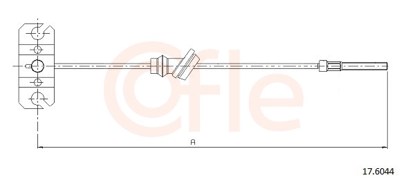 COFLE Kézifék bowden 17.6044_COF