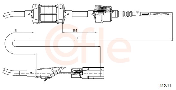 COFLE Kuplungbowden 412.11_COF