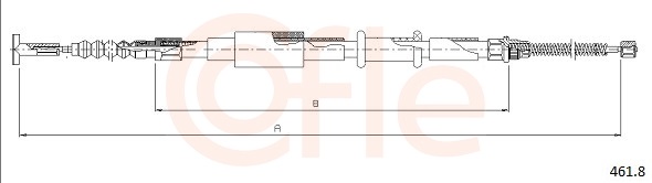 COFLE Kézifék bowden 461.8_COF