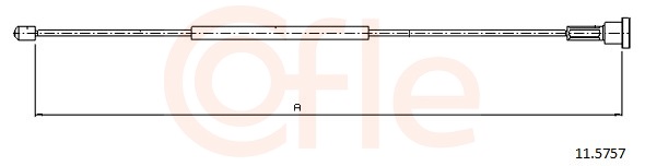 COFLE Kézifék bowden 92.11.5757_COF