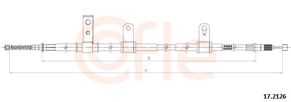 COFLE Kézifék bowden 92.17.2126_COF