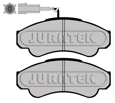 JURATEK Fékbetét, mind JCP1479