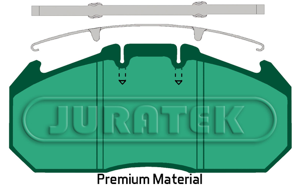 JURATEK Fékbetét, mind JCP2404