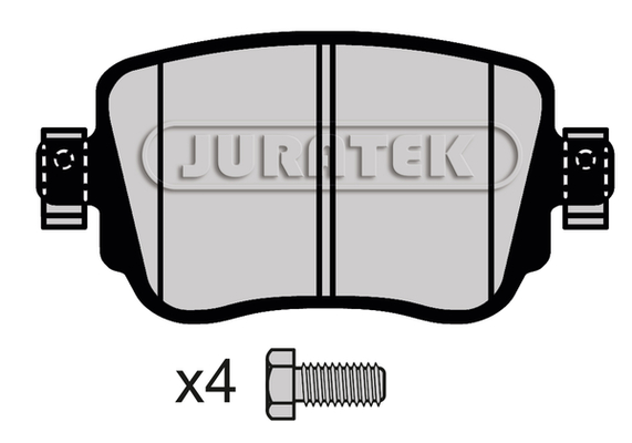 JURATEK Hátsó fékbetét JCP4485