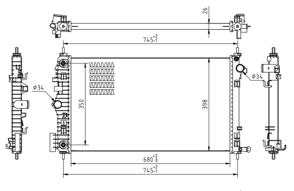 HART Vízhűtő 637159_HART