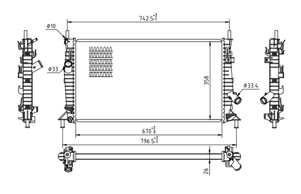 HART Vízhűtő 606831_HART