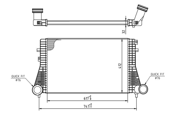 HART Töltőlevegő hűtő 607412_HART