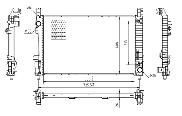 HART Vízhűtő 611540_HART