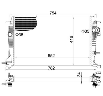 HART Vízhűtő 620208_HART