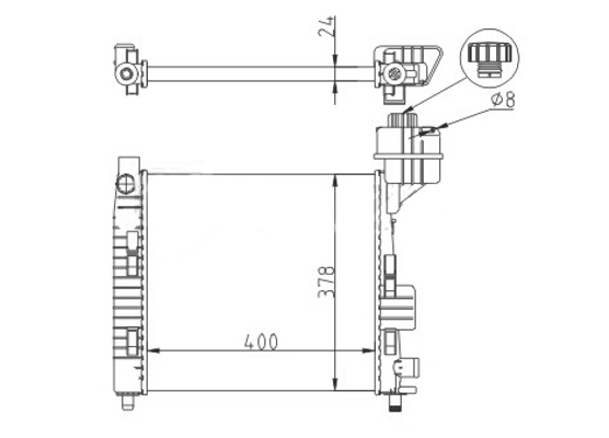 HART Vízhűtő 611179_HART