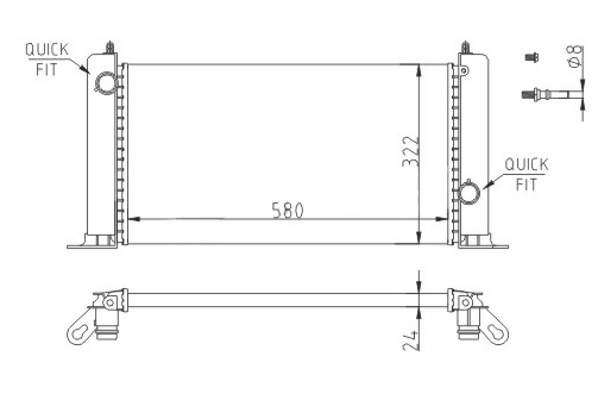 HART Vízhűtő 620604_HART