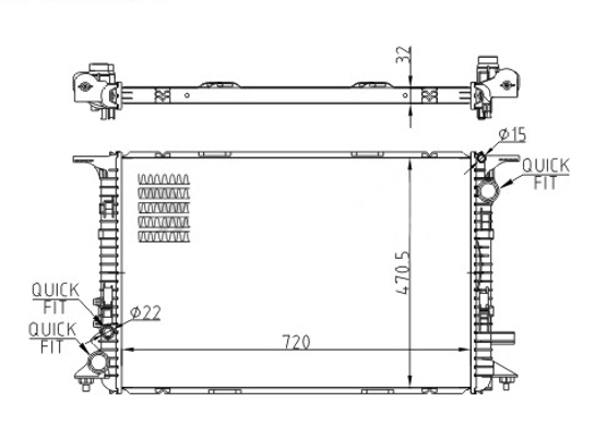 HART Vízhűtő 643021_HART