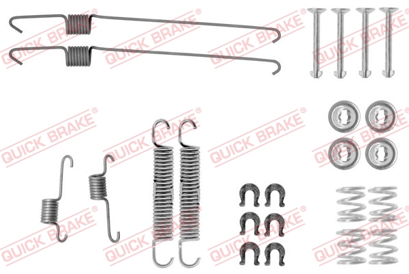 QUICK BRAKE Tartozékkészlet, fékpofa 105-0001_QB