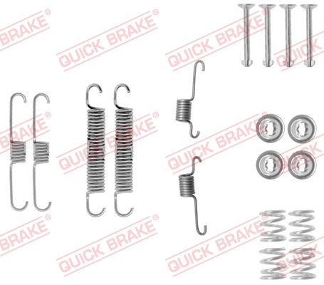 QUICK BRAKE Tartozékkészlet, fékpofa 105-0012_QB