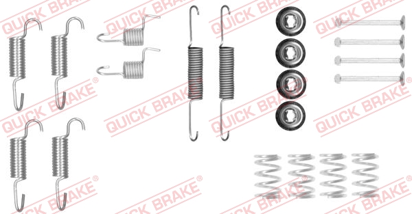 QUICK BRAKE Tartozékkészlet, fékpofa 105-0025_QB