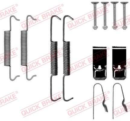 QUICK BRAKE Tartozékkészlet, fékpofa 105-0027_QB