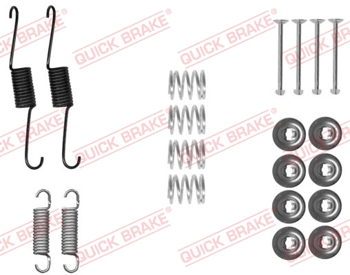 QUICK BRAKE Tartozékkészlet, fékpofa 105-0031_QB