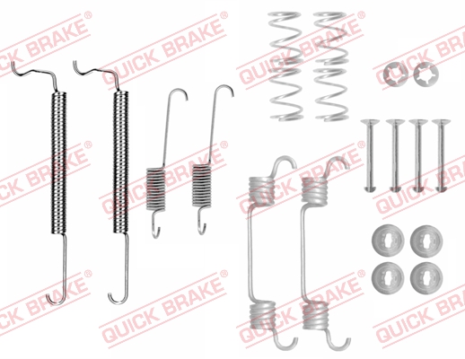QUICK BRAKE Tartozékkészlet, fékpofa 105-0043_QB