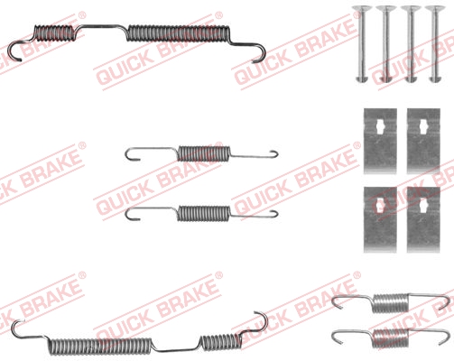 QUICK BRAKE Tartozékkészlet, fékpofa 105-0050_QB