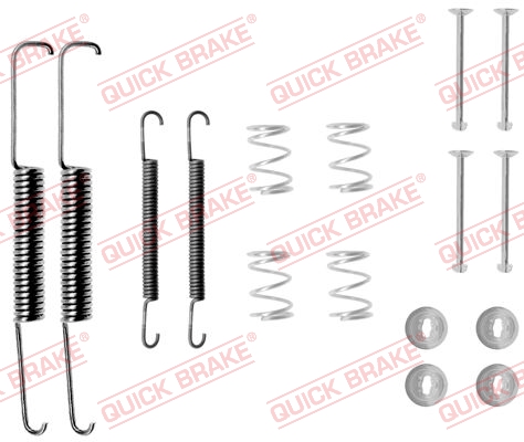 QUICK BRAKE Tartozékkészlet, fékpofa 105-0510_QB