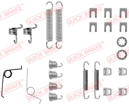 QUICK BRAKE Tartozékkészlet, fékpofa 105-0545_QB