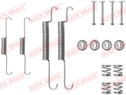 QUICK BRAKE Tartozékkészlet, fékpofa 105-0556_QB