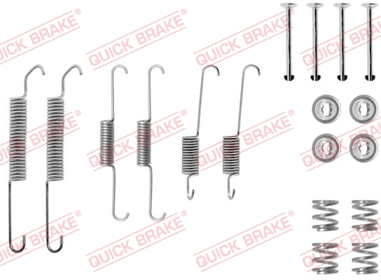 QUICK BRAKE Tartozékkészlet, fékpofa 105-0590_QB