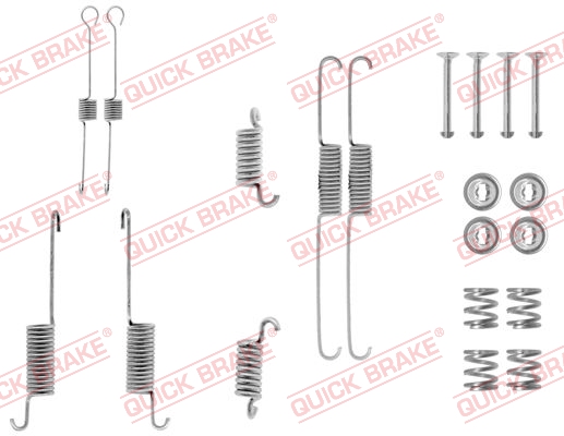 QUICK BRAKE Tartozékkészlet, fékpofa 105-0615_QB