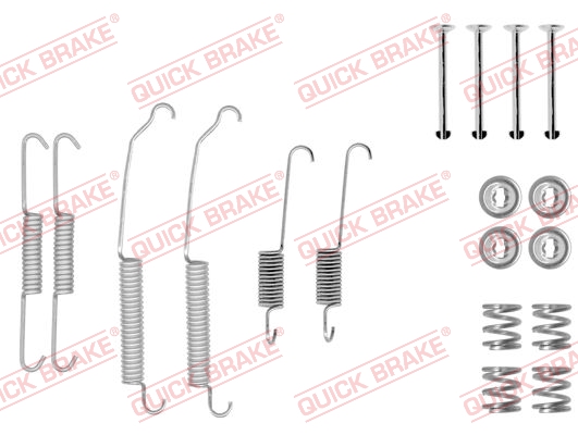 QUICK BRAKE Tartozékkészlet, fékpofa 105-0618_QB