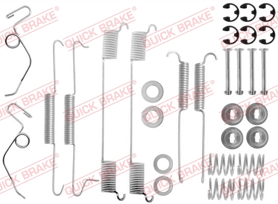 QUICK BRAKE Tartozékkészlet, fékpofa 105-0625_QB