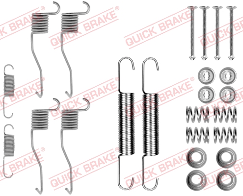 QUICK BRAKE Tartozékkészlet, fékpofa 105-0639R_QB