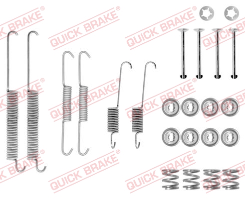 QUICK BRAKE Tartozékkészlet, fékpofa 105-0678_QB