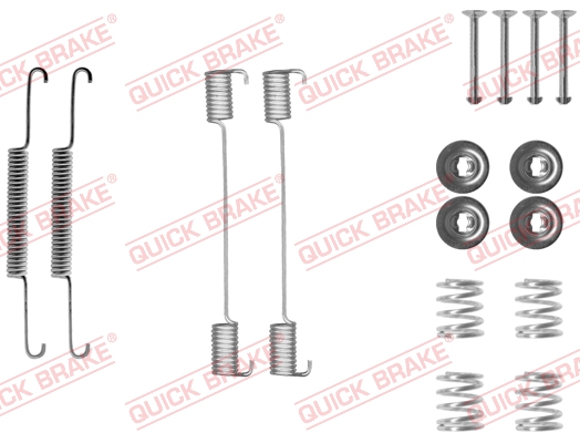 QUICK BRAKE Tartozékkészlet, fékpofa 105-0704_QB