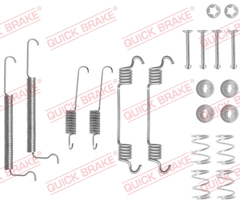 QUICK BRAKE Tartozékkészlet, fékpofa 105-0709_QB