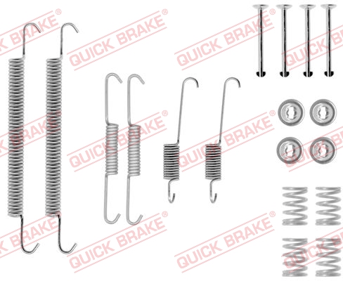 QUICK BRAKE Tartozékkészlet, fékpofa 105-0757_QB