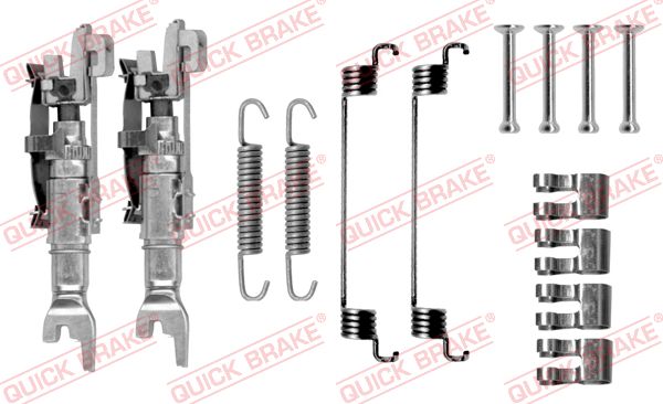 QUICK BRAKE Tartozékkészlet, fékpofa 105-0783S_QB