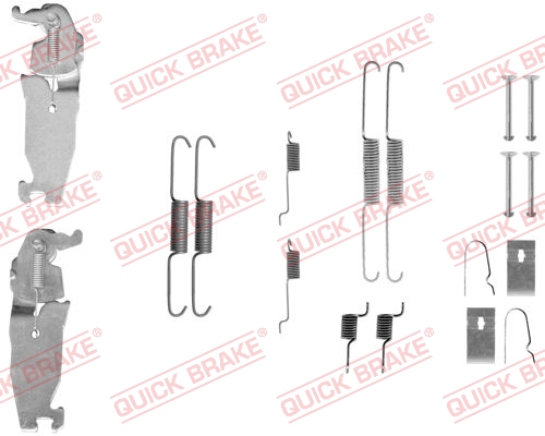 QUICK BRAKE Tartozékkészlet, fékpofa 105-0811S_QB