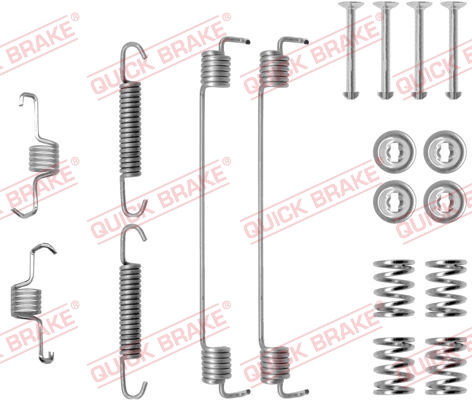 QUICK BRAKE Tartozékkészlet, fékpofa 105-0819_QB