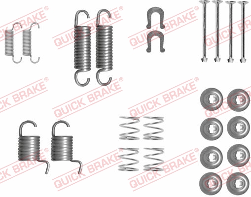 QUICK BRAKE Tartozékkészlet, fékpofa 105-0834_QB